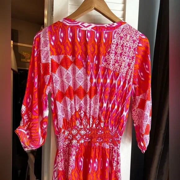 Walker & Wade Kelsey Dress in Flamingo - Picture 7 of 15